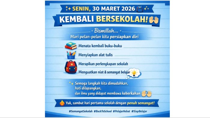 Energi Baru di Hari Pertama: MTsN 1 Batang Hari Sambut Kembalinya Siswa Dengan Semangat Baru