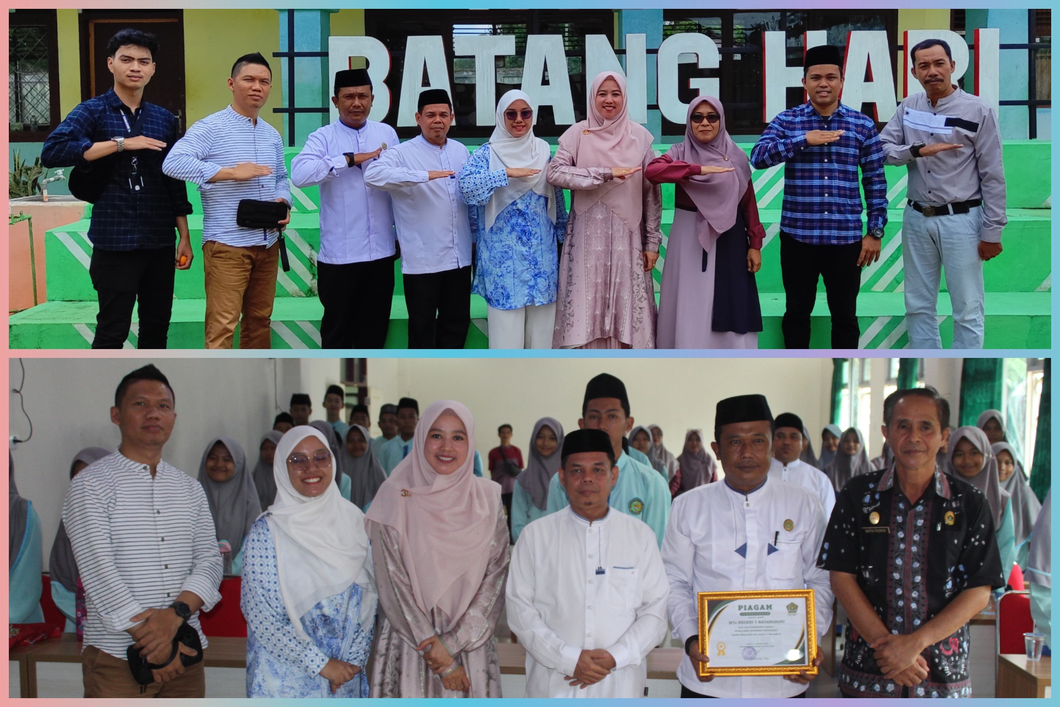 Sosialisasi Moderasi Beragama, Tim KUB KANWIL KEMENAG Provinsi Jambi Sambangi MTsN 1 Batang Hari