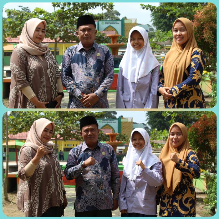 ADINDA RAHMANISA, RATU DONGENG MTsN 1 BATANG HARI SIAP BERAKSI PADA LOMBA MENDONGENG KABUPATEN BATANG HARI 2023