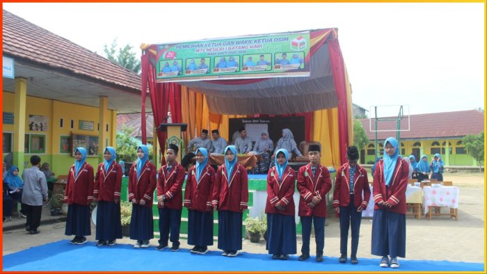 MTsN 1 Batang Hari Gelar Pembukaan Pemilihan Ketua dan Wakil OSIM Periode 2025/2026