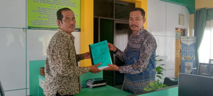 MTsN 1 Batang Hari Ajukan Proposal Full Day School, Optimalkan Pembentukan Karakter Siswa