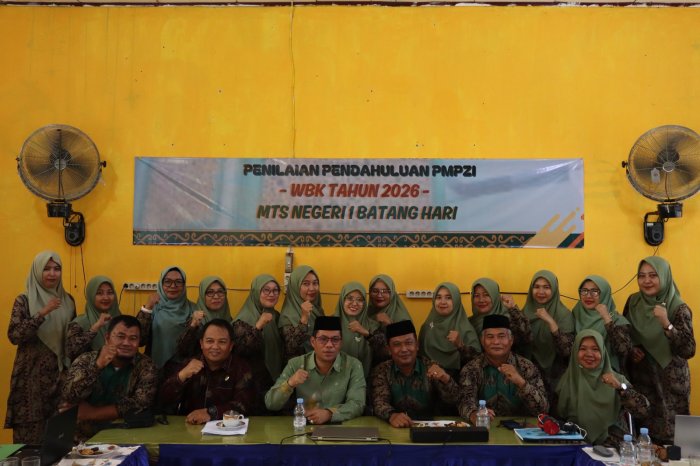 Lega dan Optimis: Gurat Bahagia Tim ZI MTsN 1 Batang Hari Usai Rampungkan Penilaian PMPZI 2026