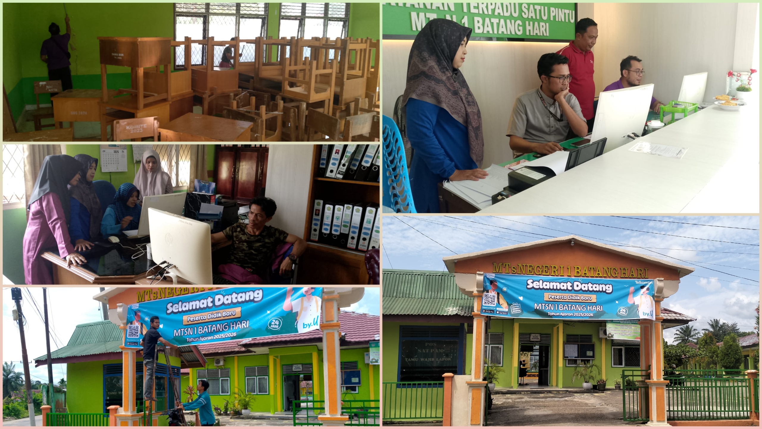 Panpel PPDBM MTsN 1 Batang Hari Matangkan Persiapan Tes/Ujian Calon Siswa Baru