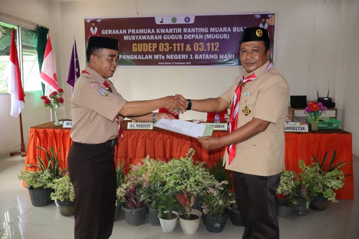 Momen Penting! Doni Parizal Dilantik Jadi Kamabigus, MTsN 1 Batang Hari Siap Cetak Pramuka Berprestasi