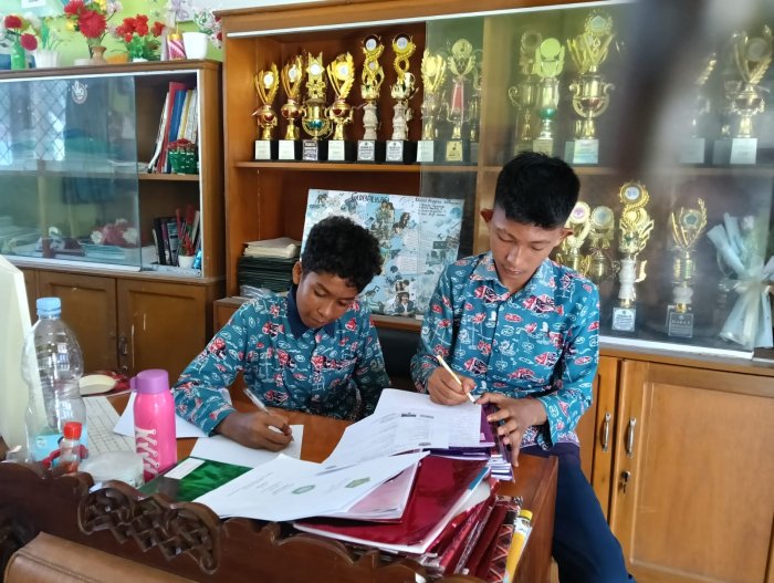 Siap Berlaga! Tim Sepak Bola MTsN 1 Batanghari Rampungkan Dokumen dan Administrasi Liga Pelajar Kabupaten Batang Hari