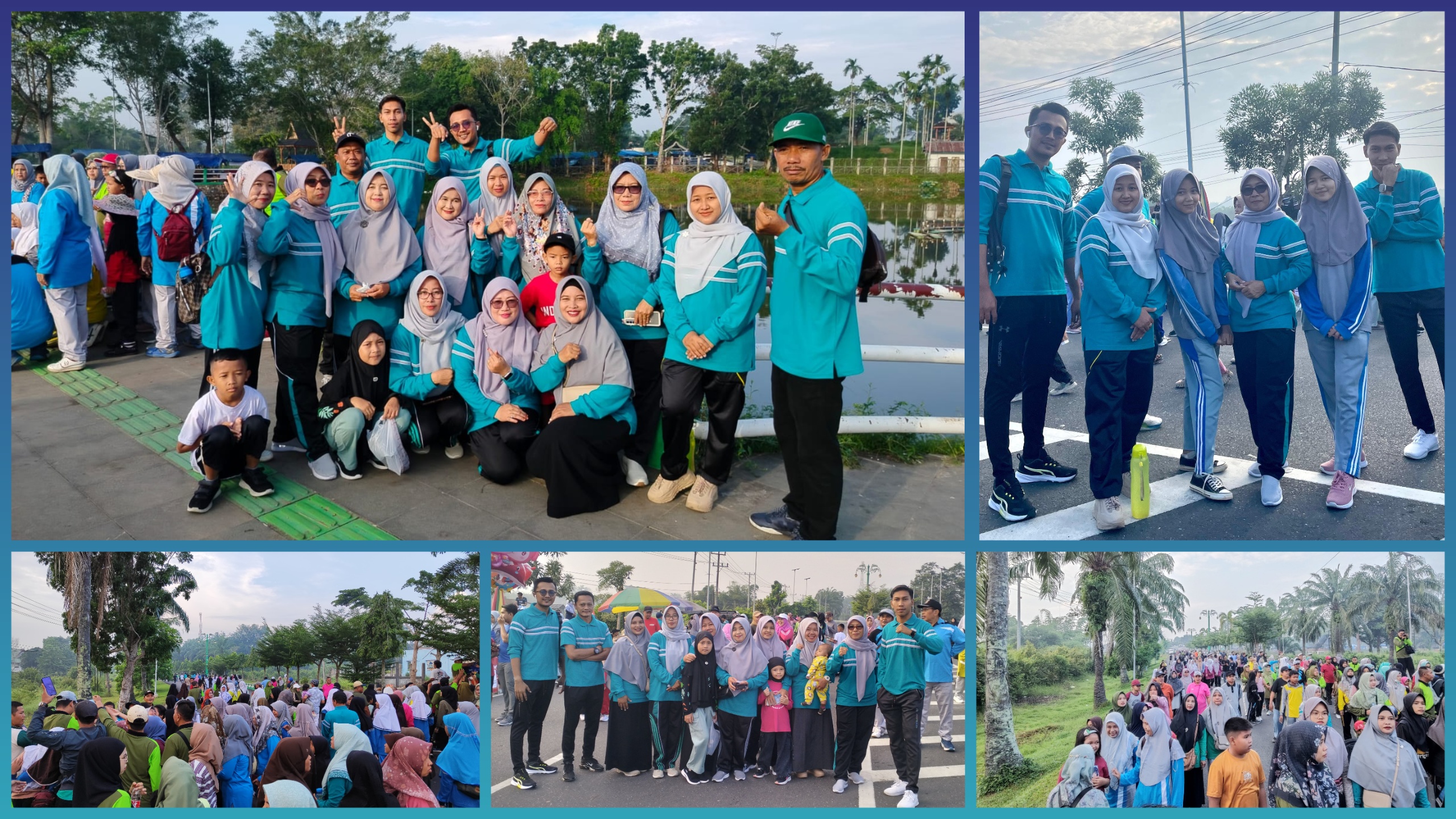 MTsN 1 Batang Hari Ikut Meriahkan Jalan Santai HAB Kemenag ke-79