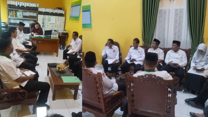 Bahas Persiapan KOMPAS Madrasah 2026, Ketua KKM tingkat MTs Hadiri Rapat Internal di Kantor kemenag