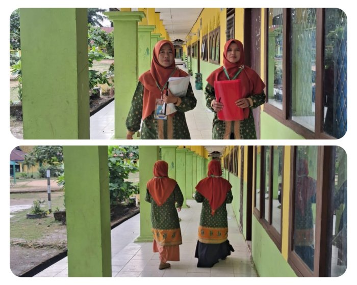 Panitia ASAS Siaga Menjalankan Tugas, Berkeliling dan Memantau untuk Memastikan Kelancaran Proses Ujian