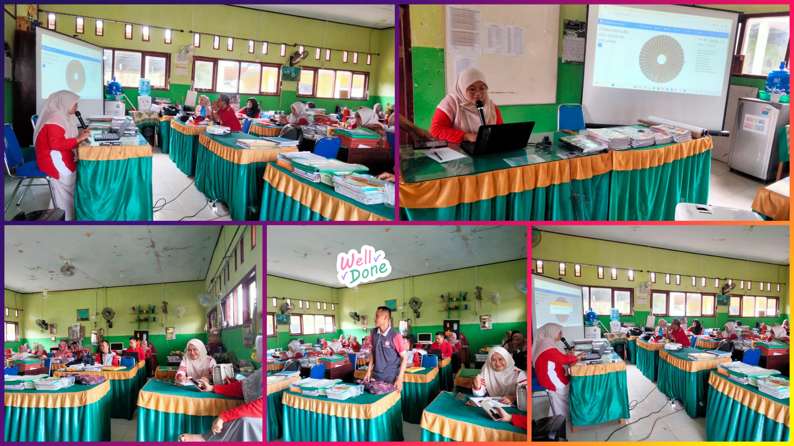 Rapat Pembagian Tugas Guru Wali di MTsN 1 Batang Hari Tahun Ajaran 2025/2026