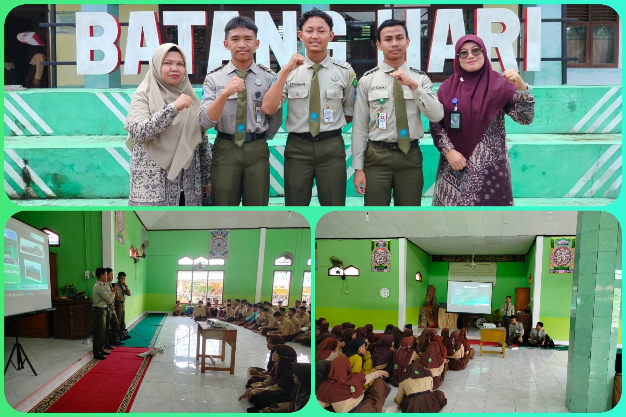 Bentuk Kerjasama MTsN 1 Batang Hari Bersama MAN IC Jambi Adakan Sosialisasi Kepada Siswa/i