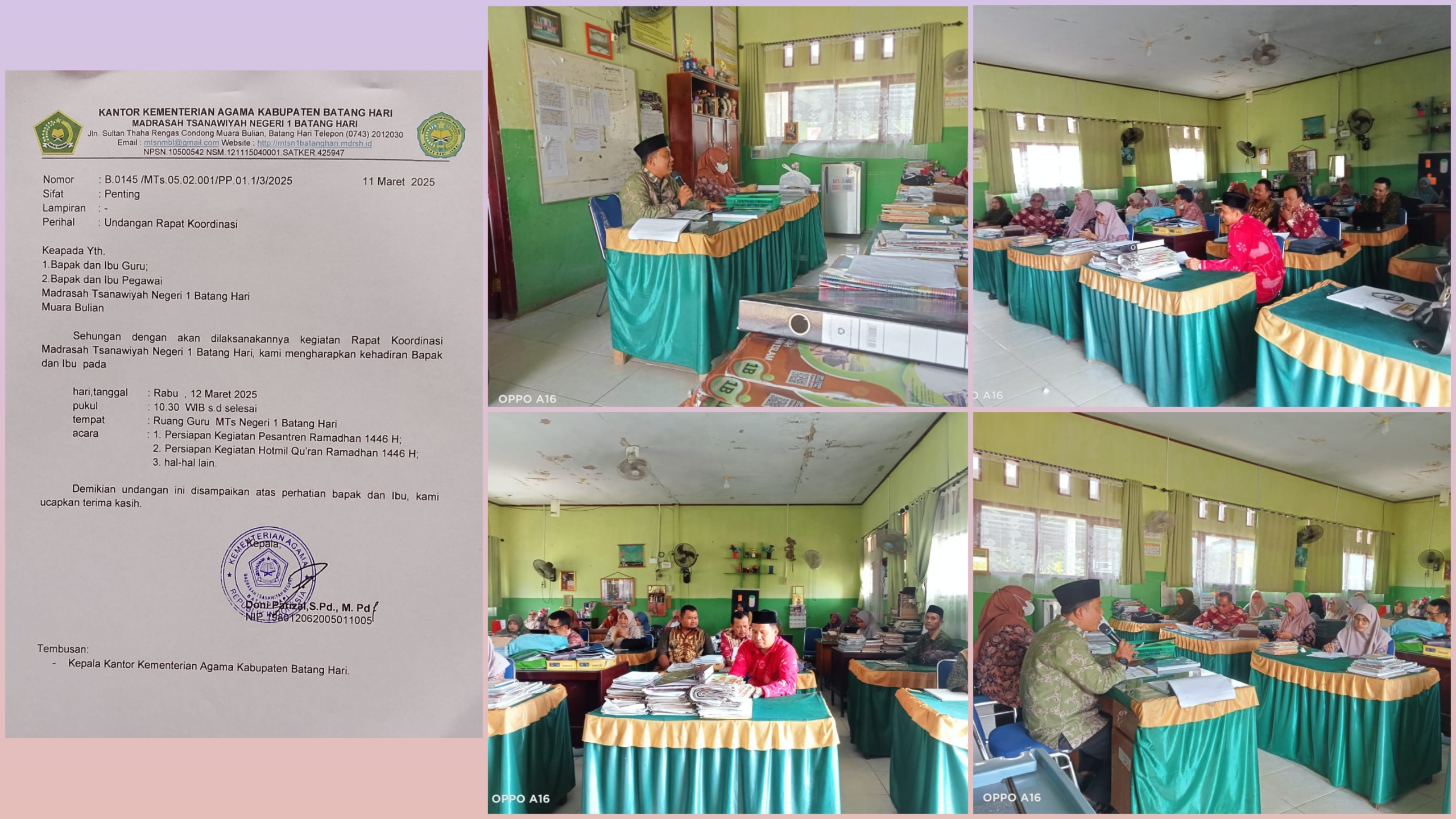 Rapat Koordinasi Persiapan Pesantren Ramadhan dan Hotmil Qur'an 1446 H