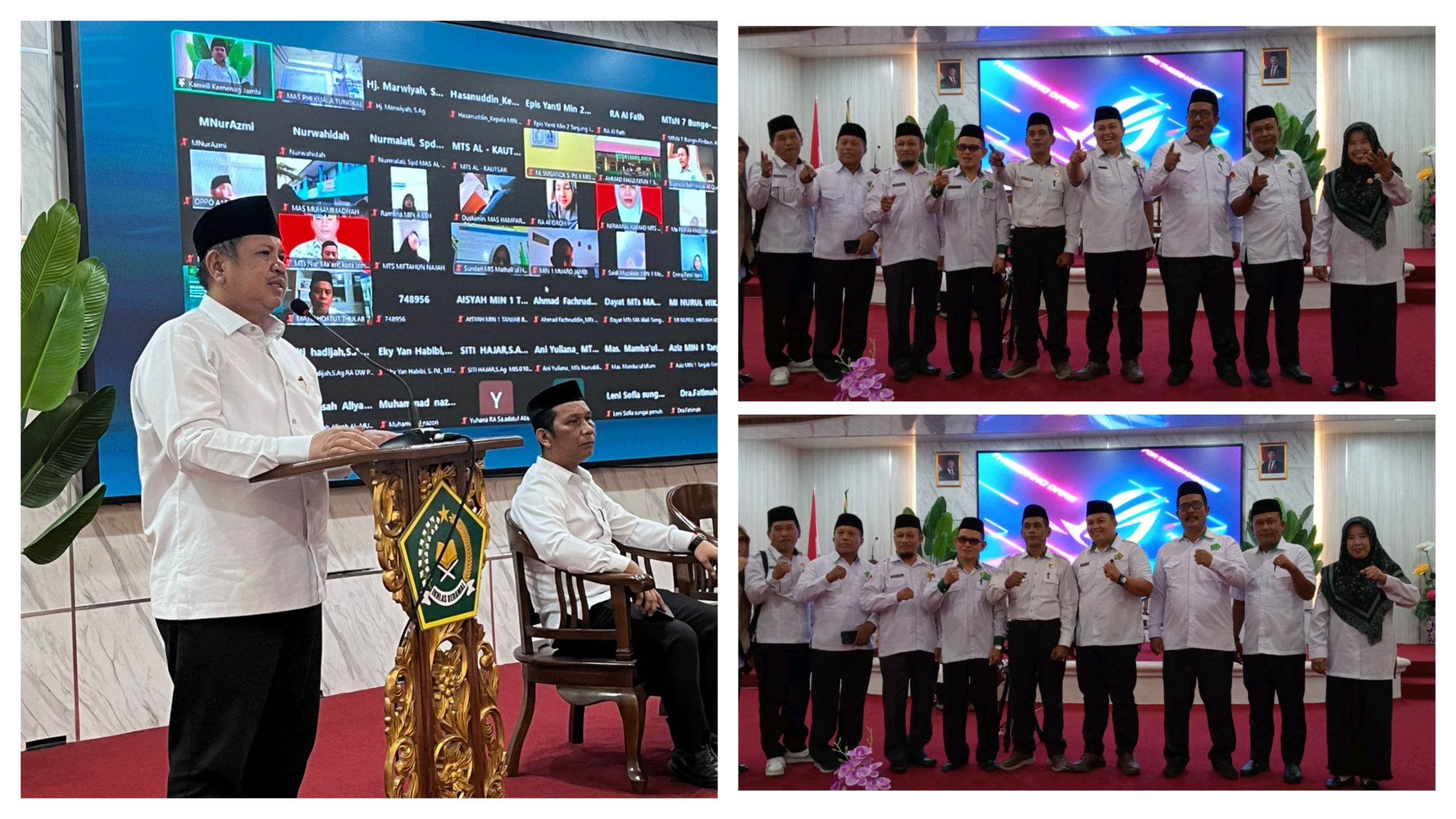 Sinergi Madrasah Jambi: Kepala MTsN 1 Batang Hari Dalam Rakor KKM 2025