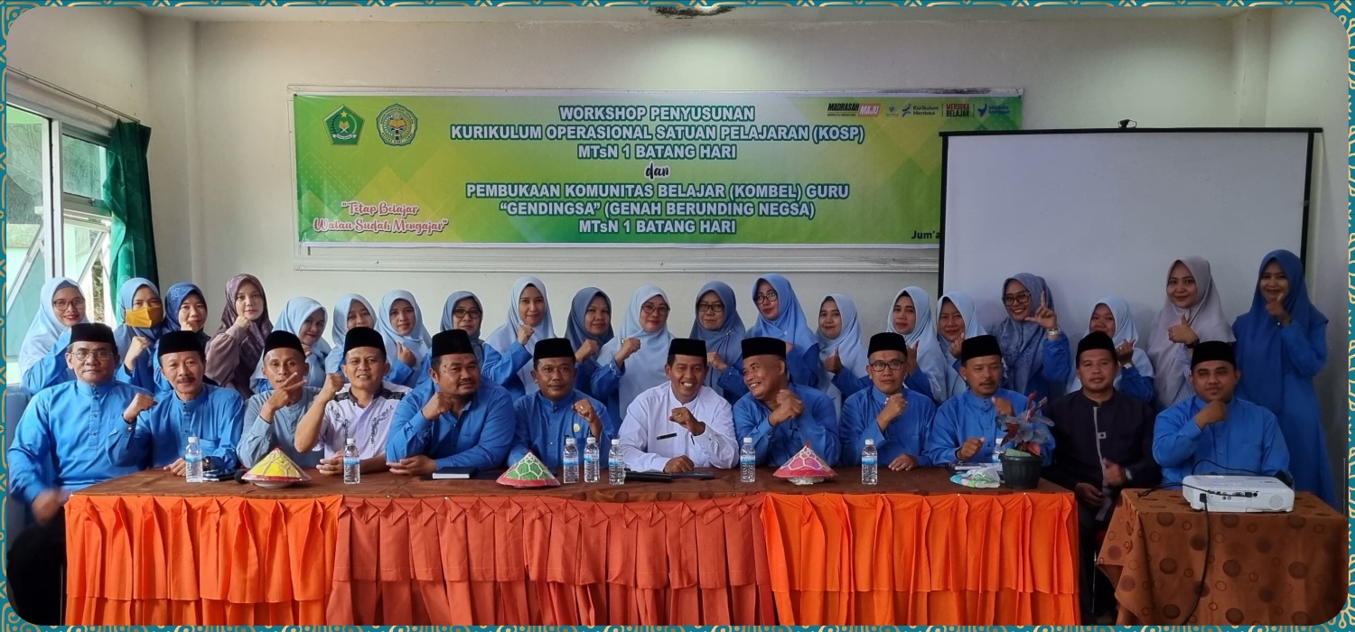Ciptakan Guru Yang Handal dan Berkarakter  MTs Negsa Adakan Workshop KSOP