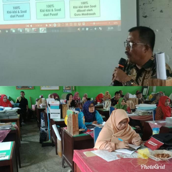 Persiapkan Ujian Kelas IX, Kamad MTsN 1 adakan Rakor bersama Kaur TU dan Majelis Guru