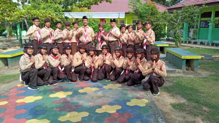 Pemantapan Peserta Jamran Kwarran Muara Bulian Pangkalan MTs Negeri 1 Batanghari