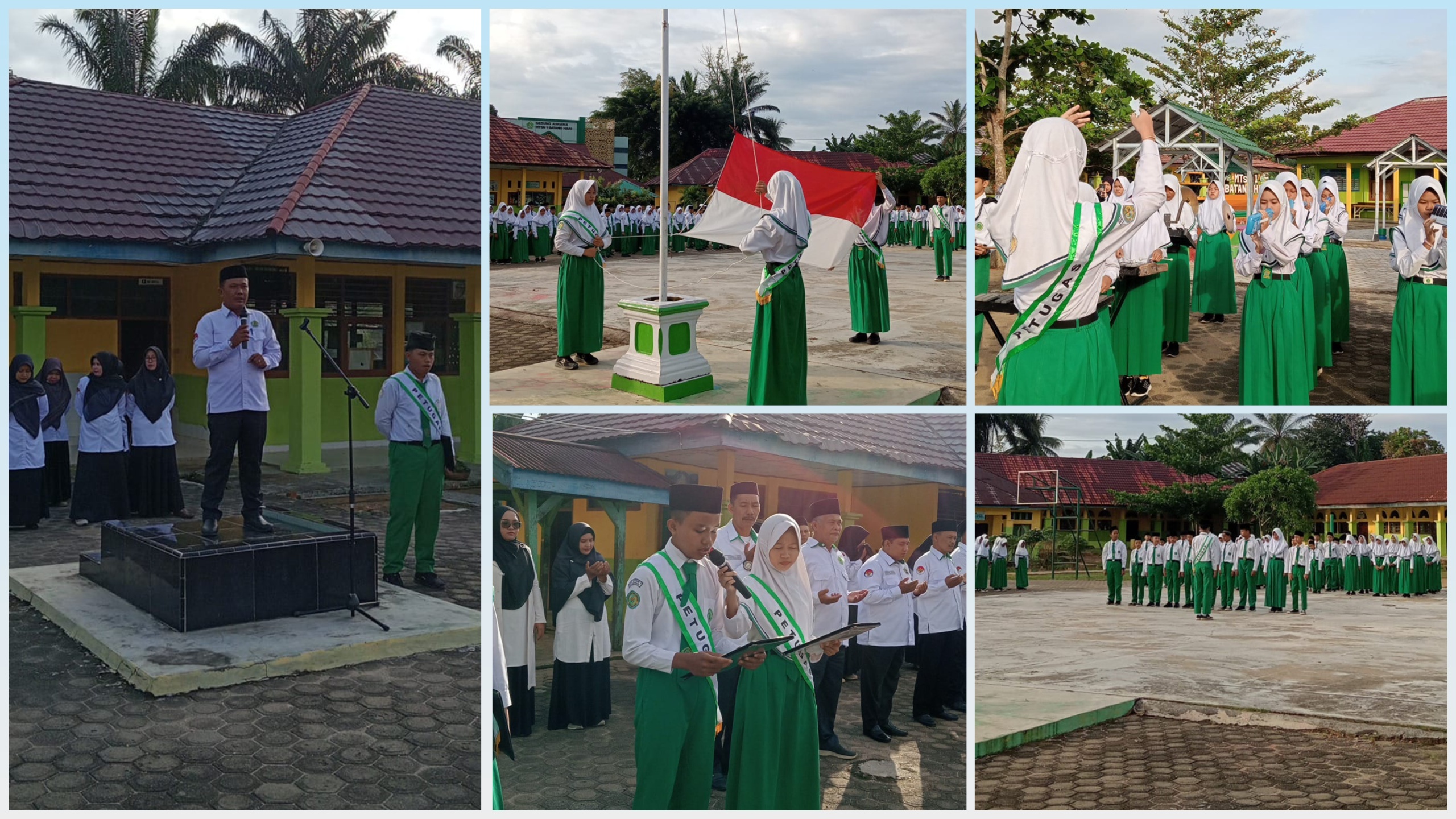 Upacara Senin di MTsN 1 Batang Hari Tekankan Pentingnya Disiplin