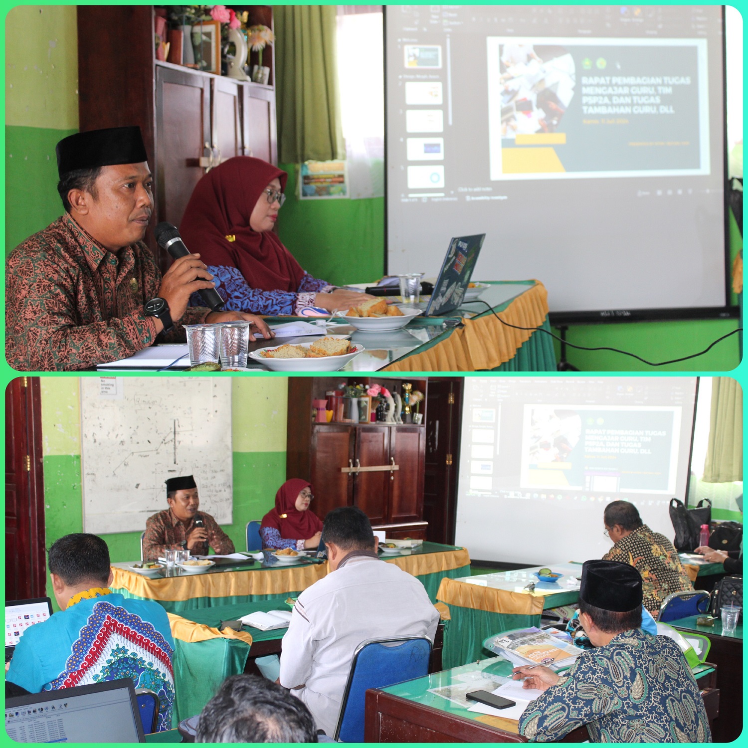 Menyongsong Tahun Ajaran Baru MTsN 1 Batang Hari Adakan Rapat Pembagian Tugas