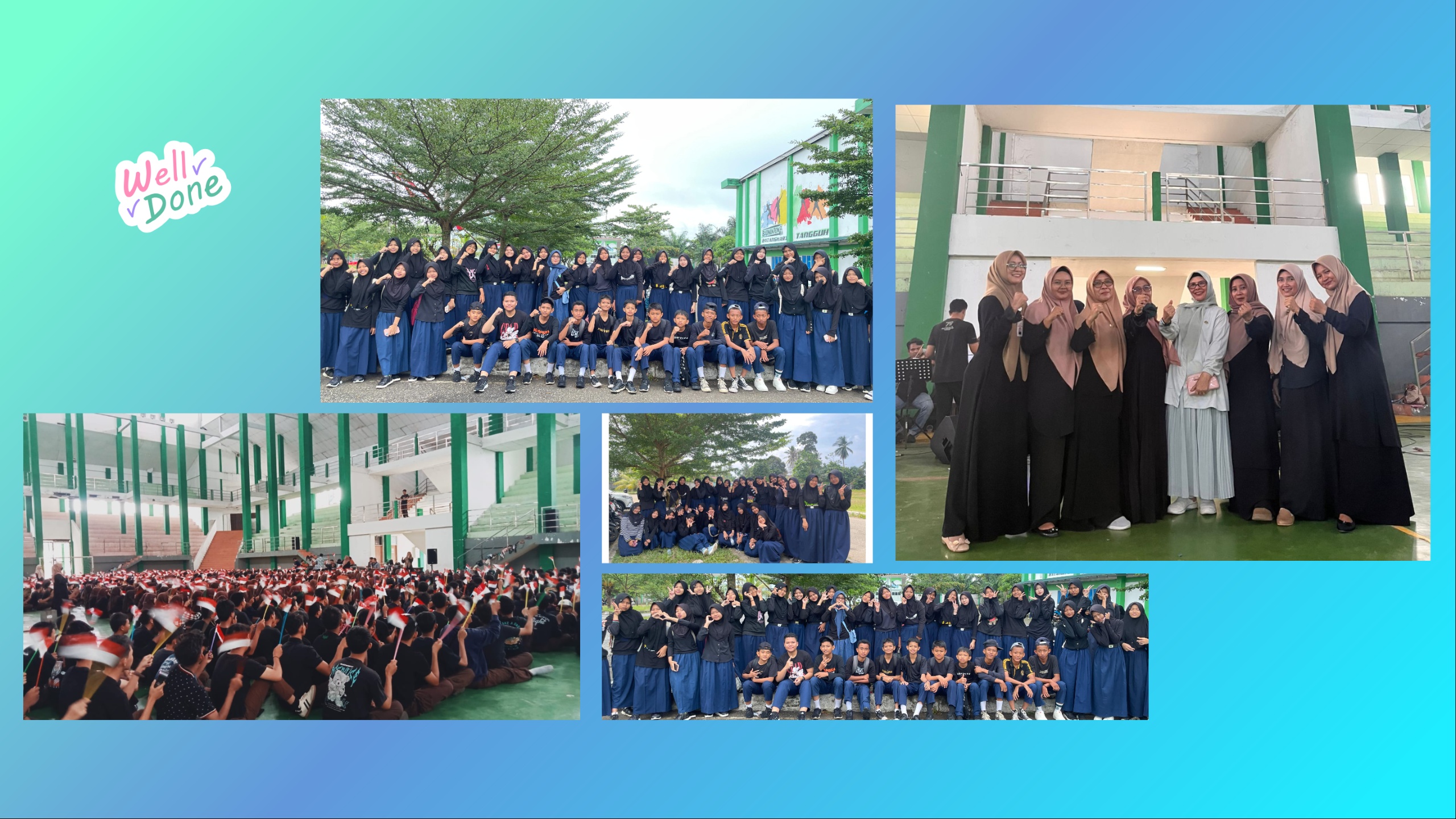 Pelajar MTsN 1 Batang Hari Tergabung dalam Tim Serenade 1.000 Siswa untuk HUT RI ke-80