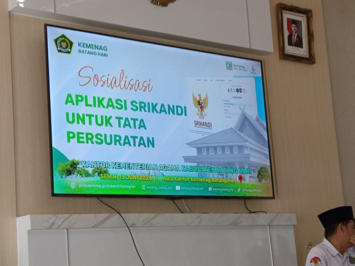 Sistem Kearsipan Digital Berubah, MTsN 1 Batang Hari Ikuti Sosialisasi Aplikasi SRIKANDI di Kemenag Sistem Kearsipan Digital Berubah, MTsN 1 Batang Hari Ikuti Sosialisasi Aplikasi SRIKANDI di Kemenag