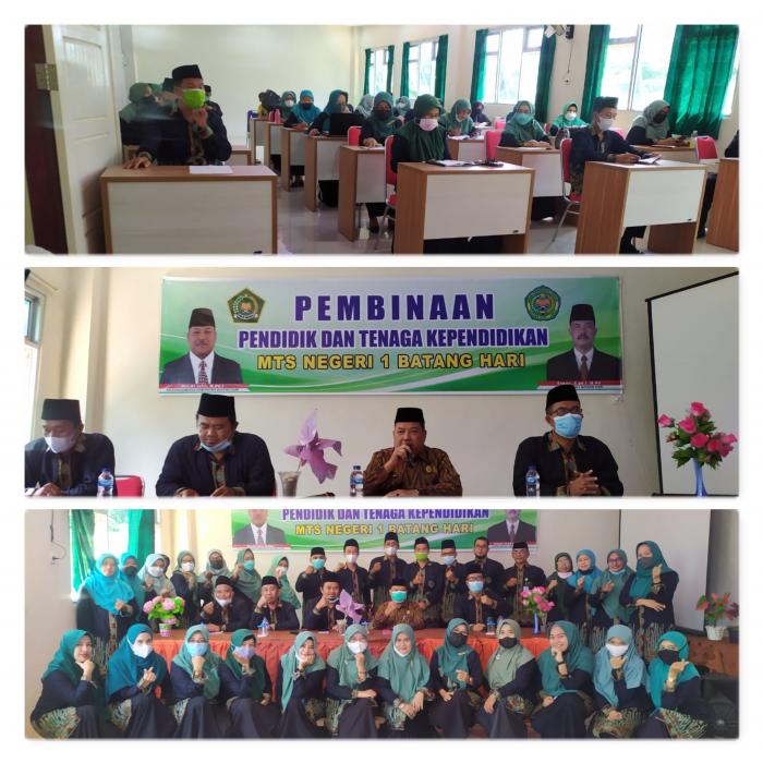 Pembinaan Pendidik dan Tenaga Kependidikan MTsN 1 Batang Hari Bersama Kakankemenag Kab. Batang Hari Pembinaan Pendidik dan Tenaga Kependidikan MTsN 1 Batang Hari Bersama Kakankemenag Kab. Batang Hari