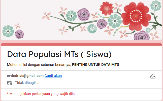 Sukseskan SPI 2026, Seluruh Siswa MTsN 1 Batang Hari Kompak Isi Data Populasi Digital