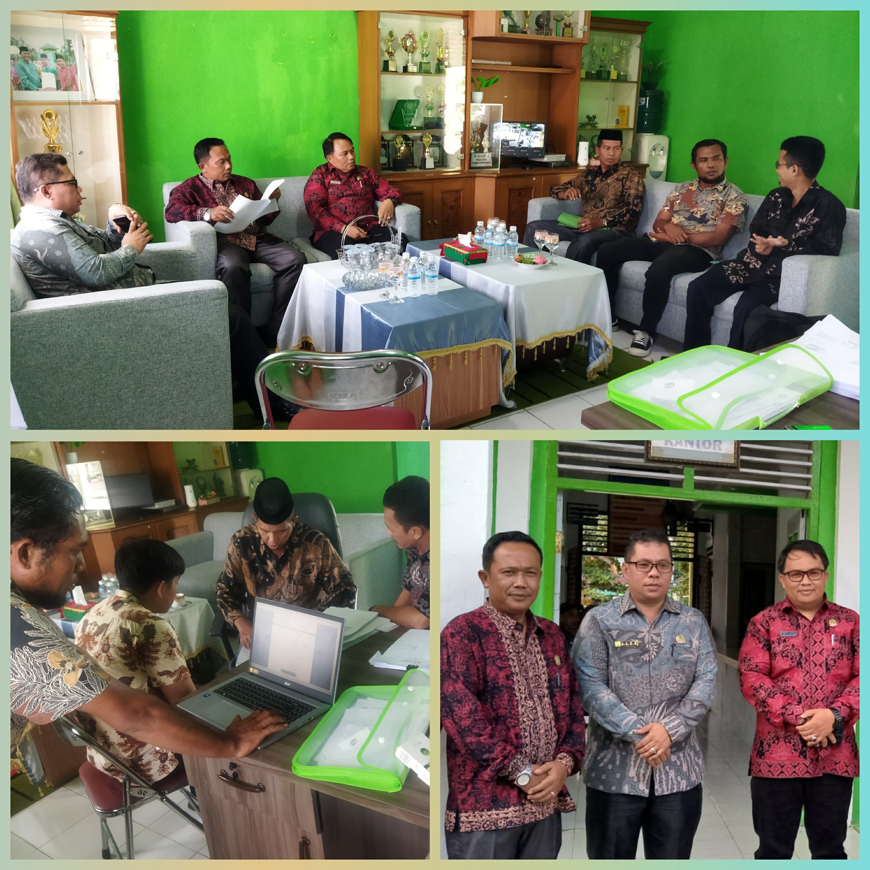 KUNJUNGAN TIM MONEV KEMENAG BATANG HARI KE MADRASAH