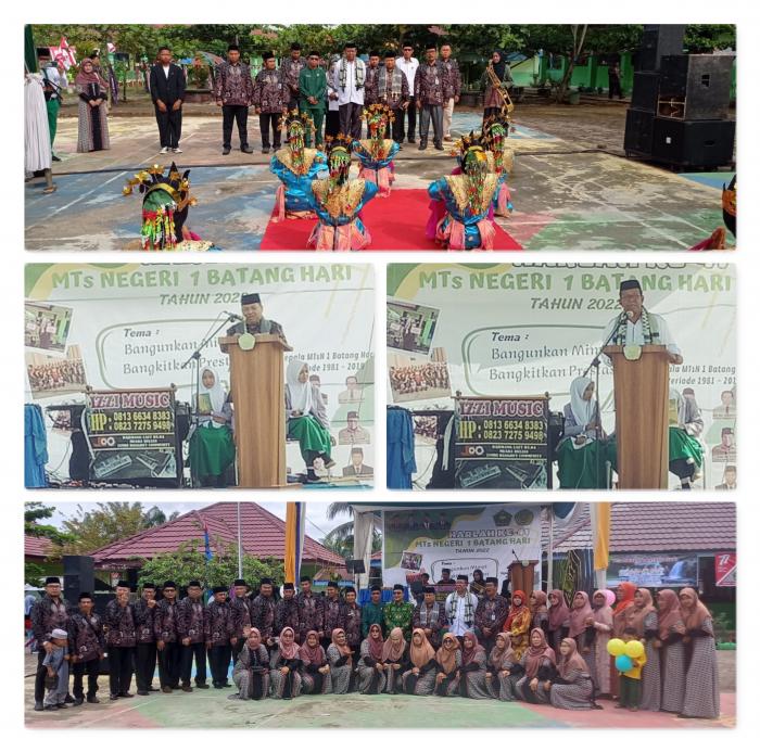 Tasyakuran Harlah ke-41 MTs Negeri 1 Batang Hari Tahun 2022