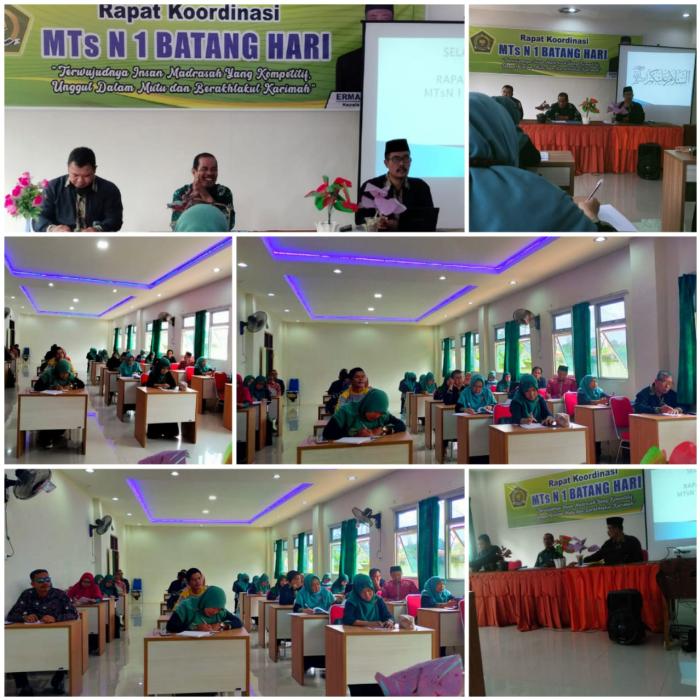 Rapat Koordinasi MTs Negeri 1 Batang Hari