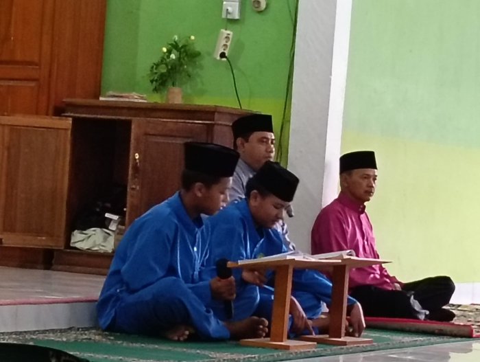 Semarak Tilawah di Pagi Hari, perwakilan siswa Kelas 7C Pimpin Pembacaan Surah Ar-Rahman