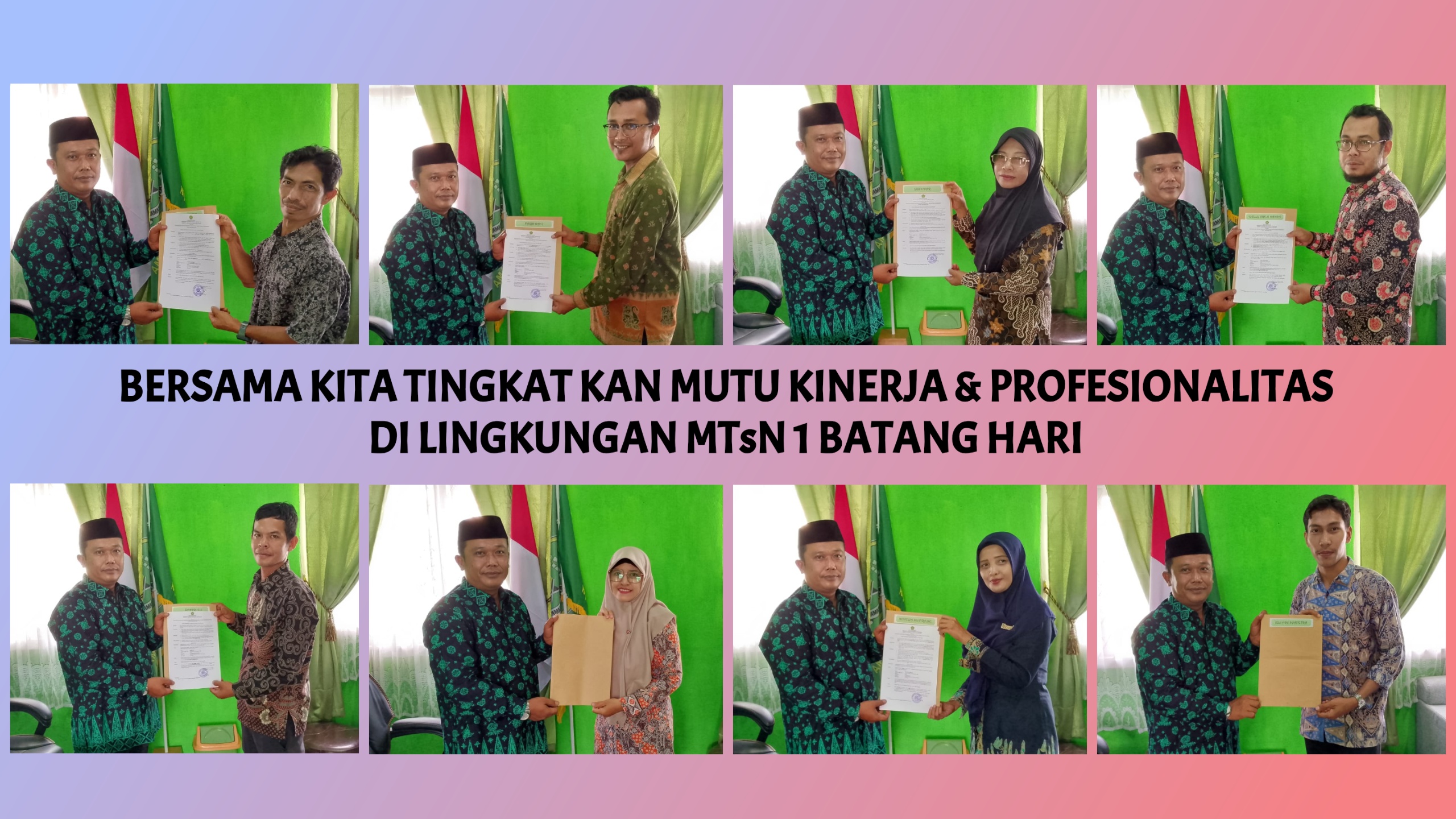 Langkah Baru Menuju MTsN 1 Batang Hari Berkualitas, Pembinaan dan Serah Terima SK Dilaksanakan