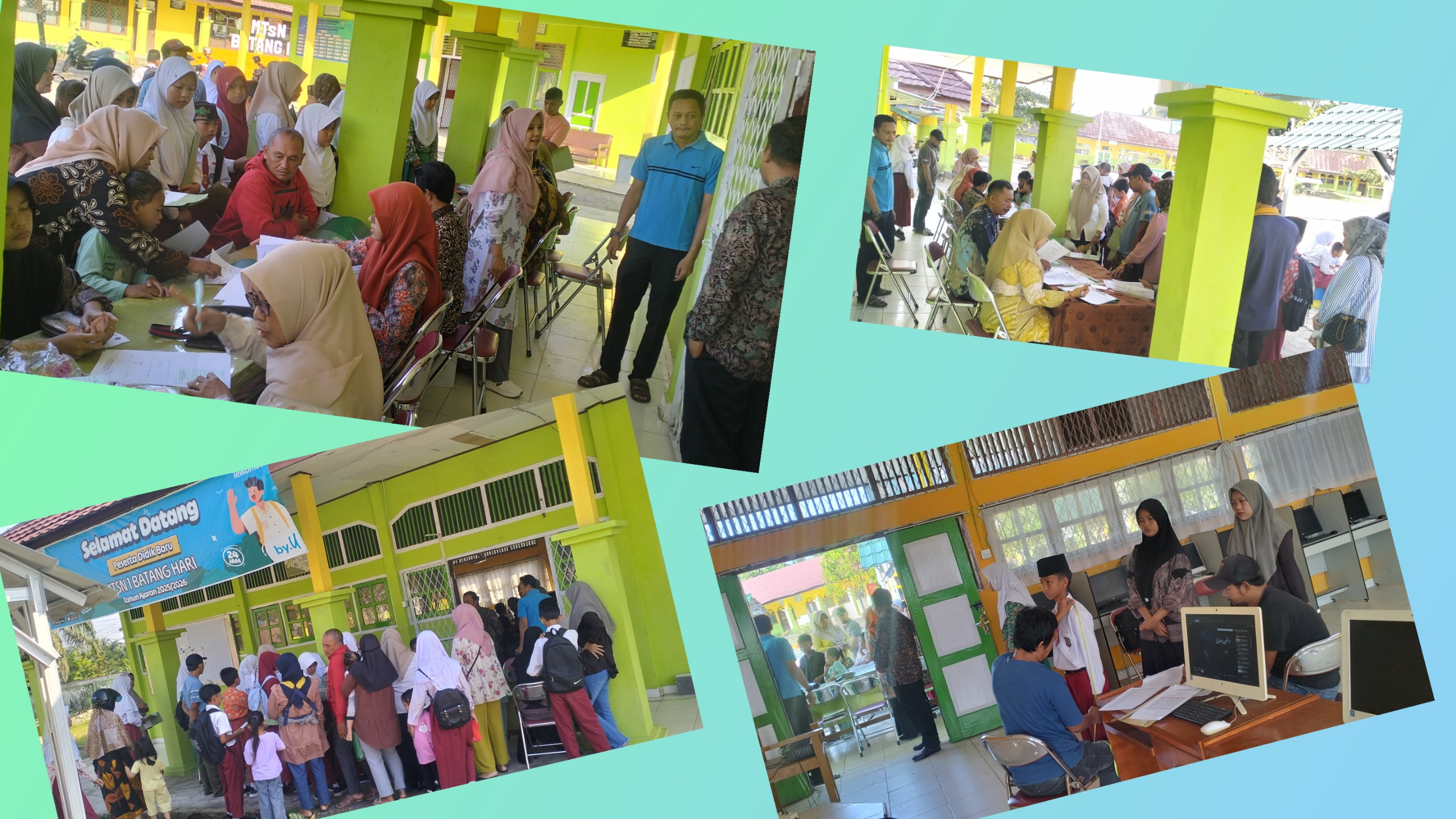 Hari Pertama Daftar Ulang PPDBM MTsN 1 Batang Hari Berlangsung Lancar, Puluhan Calon Siswa Padati Madrasah