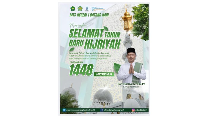 Sambut 1 Muharam 1448 H, Kepala MTsN 1 Batang Hari Ajak Civitas Akademika Perkuat Refleksi Belajar dan Keberkahan
