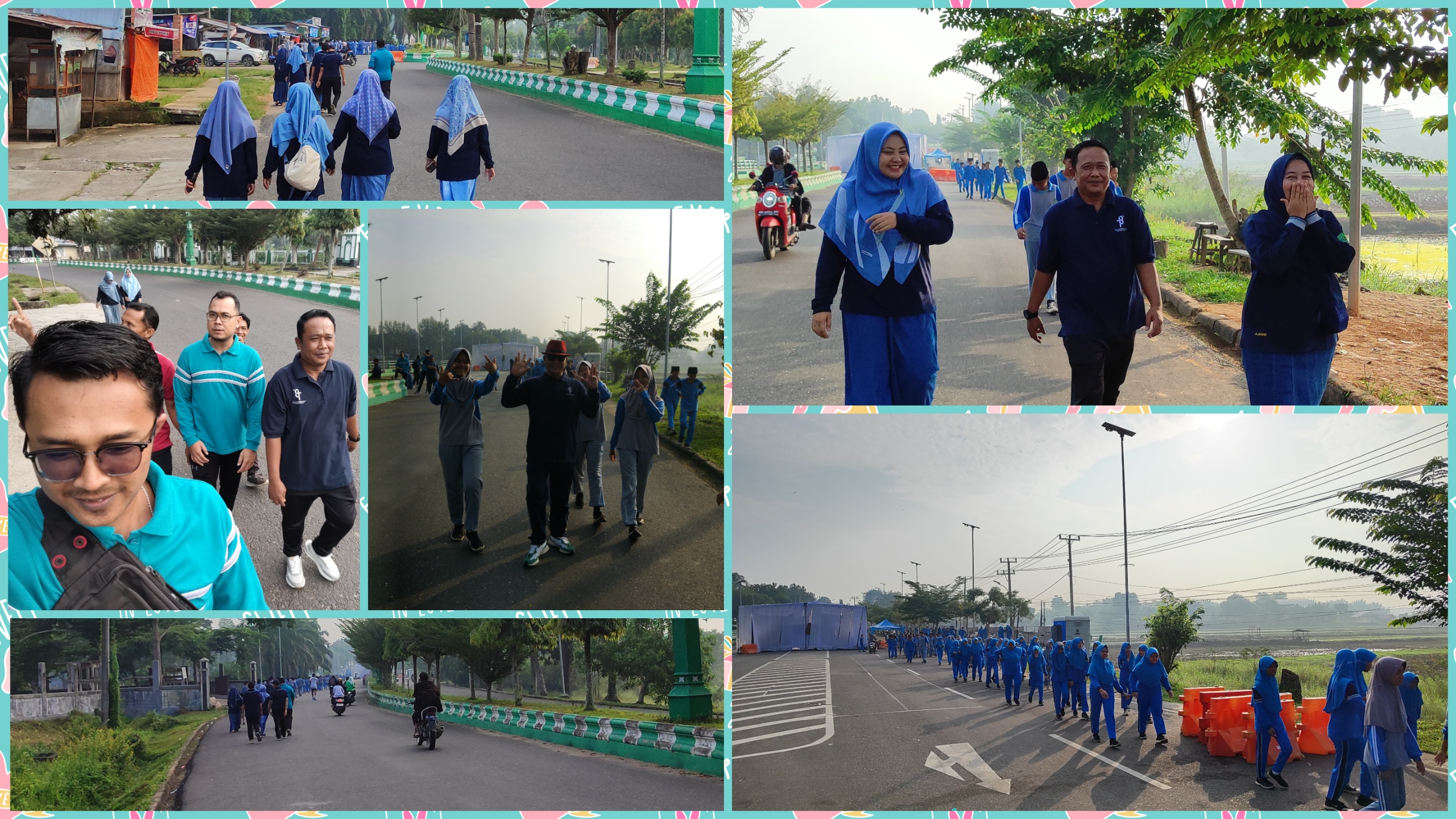 Akhir Tahun Ajaran Ceria: Jalan Santai dan Sarapan Bersama di MTsN 1 Batang Hari