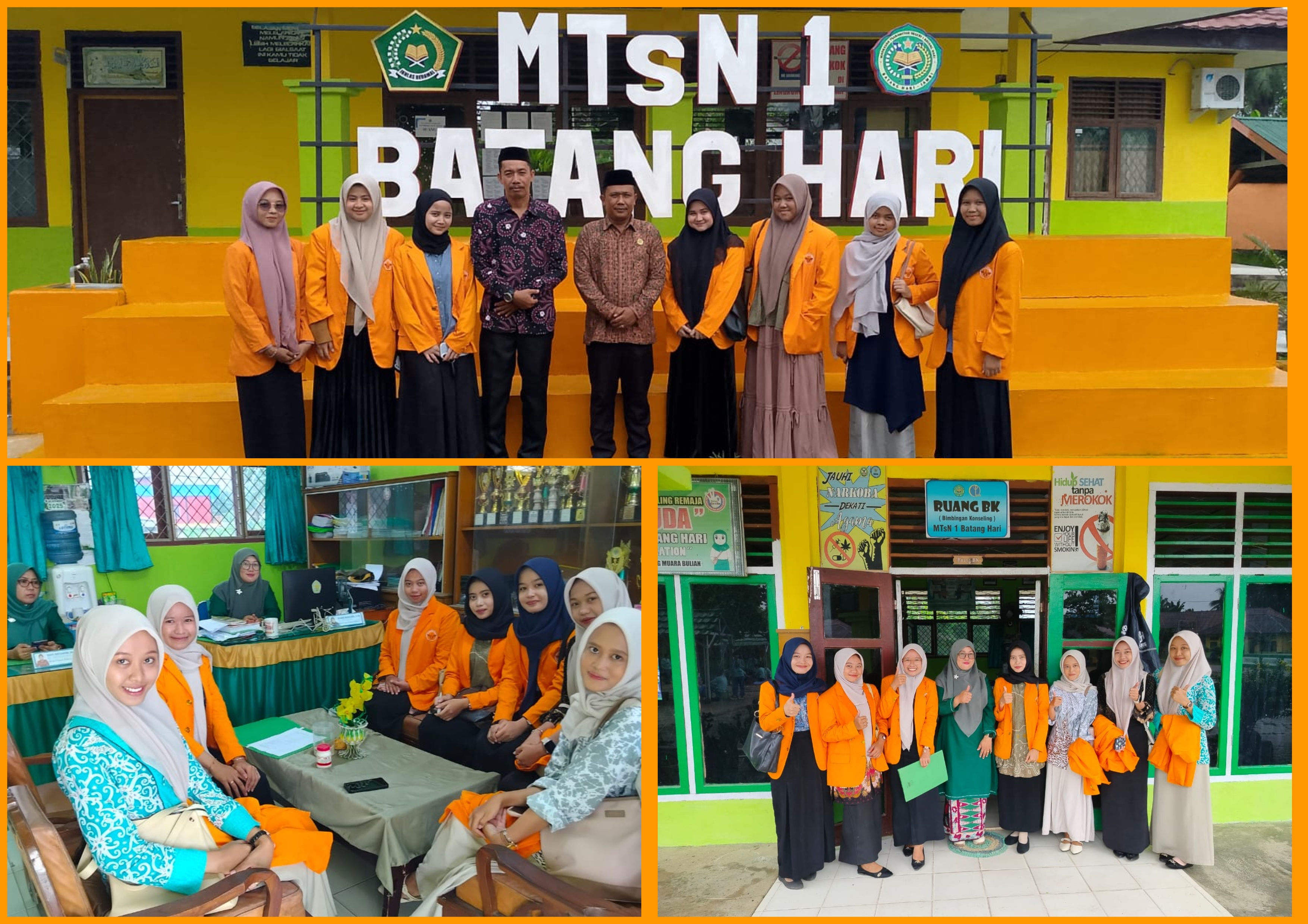 Mahasiswa PGSD UNJA Lakukan Observasi Implementasi Bimbingan Konseling di MTsN 1 Batang Hari