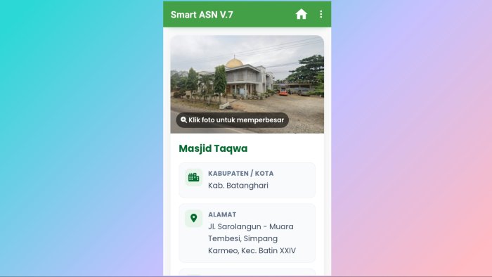 Oase di Jalur Lintas Tengah: Masjid Taqwa Simpang Karmeo Resmi Jadi Masjid Ramah Pemudik Kemenag Batang Hari