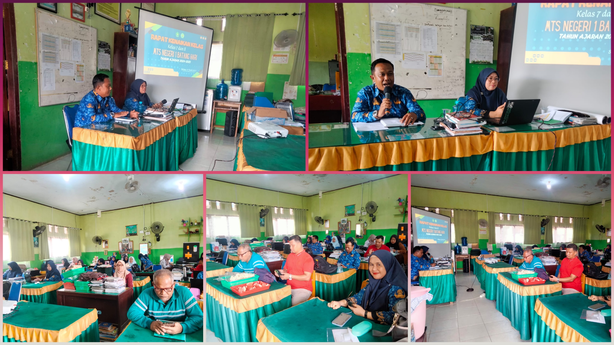 MTsN 1 Batang Hari Gelar Rapat Kenaikan Kelas 7 dan 8 Tahun Ajaran 2024/2025