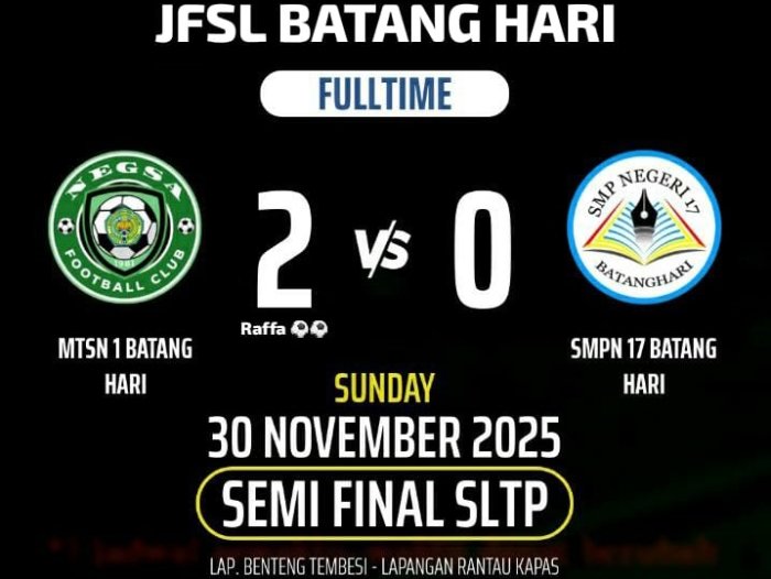 Negsa.FC Double Kill! Kembali Tumbangkan Lawannya