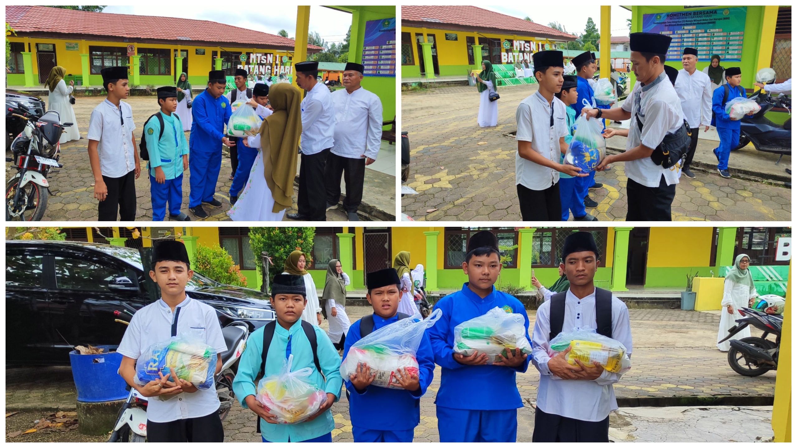 Kemenag Batang Hari Salurkan Bantuan Festival Ramadhan untuk 5 Siswa MTsN 1 Batang Hari