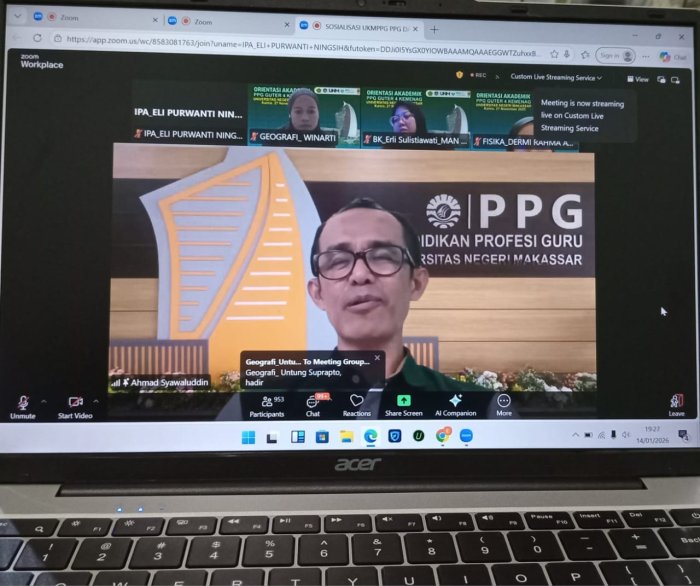 Tingkatkan Kompetensi Profesional, Guru MTsN 1 Batang Hari Ikuti PPG Daljab Batch-4 di UNM