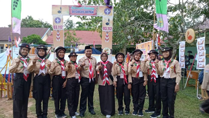 Pangkalan MTsN 1 Batang Hari Sukseskan JAMRAN 2025 Kwarran Muara Bulian