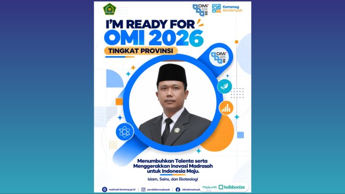 Kepala MTsN 1 Batang Hari Tegaskan Kesiapan Sukseskan OMI 2026 Tingkat Provinsi
