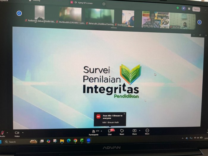 Perkuat Integritas Madrasah, Operator SPI MTsN 1 Batang Hari Ikuti Koordinasi Strategis Nasional 2026