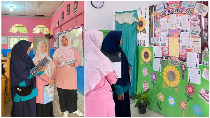 Kreativitas Tumpah di MTsN 1 Batang Hari: Lomba Mading Kelas Ajang Edukasi dan Seni Siswa