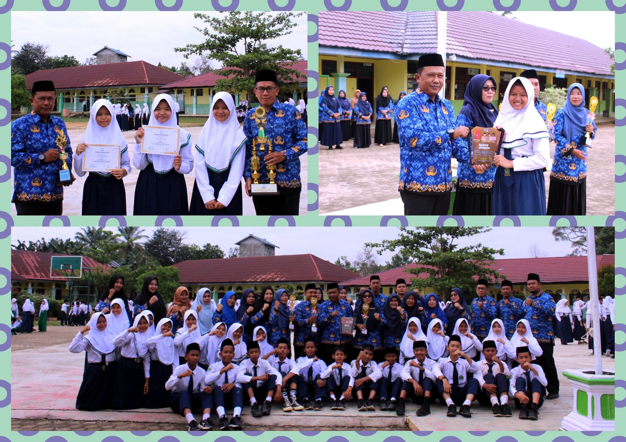 MTsN 1 Batang Hari Adakan Upacara Penyerahan Piala