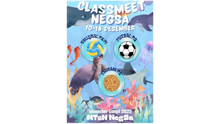 Puncak Kreativitas dan Solidaritas: MTsN 1 Batang Hari Siapkan Class Meeting Meriah