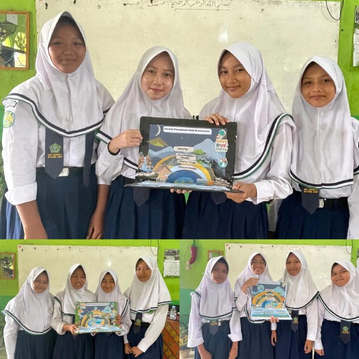 Kreatif..Mira Hafishanri Inovasikan Metode Diorama Pada Mata Pelajaran IPS