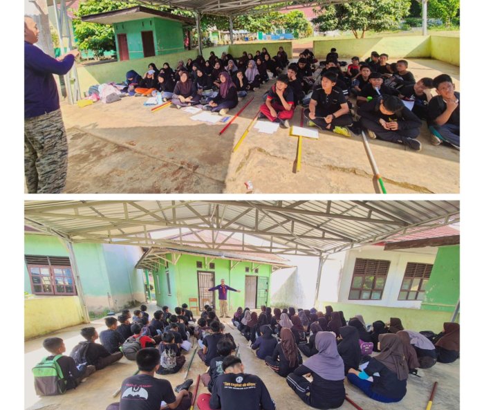 Semangat Pramuka Menggelora, Dua Anggota Gerakan Pramuka MTsN 1 Batanghari Ikuti Latihan Intensif  menuju Jamcab