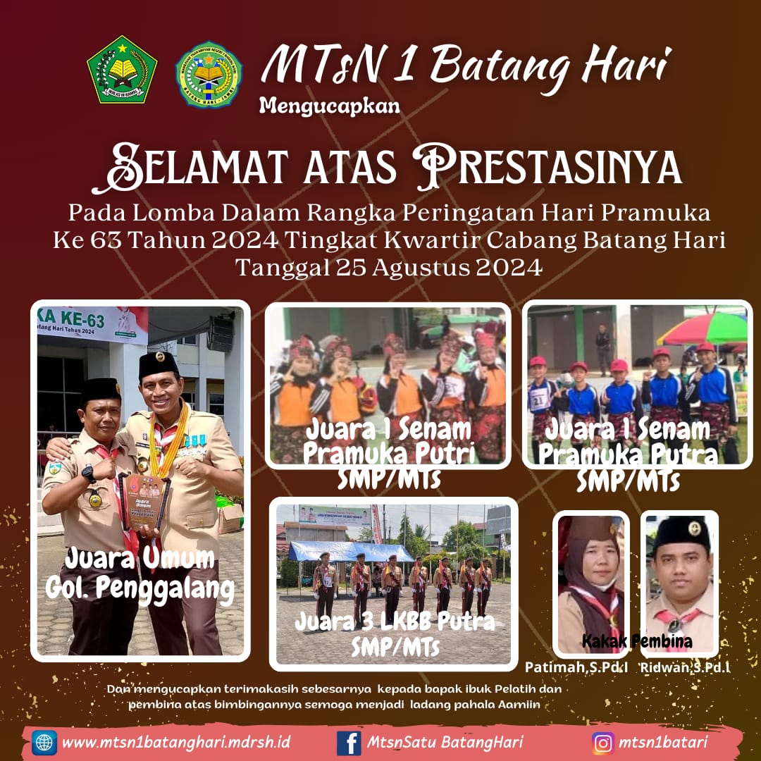 Gugus Depan 04-111 dan 04-112 Kembali Tuai Prestasi