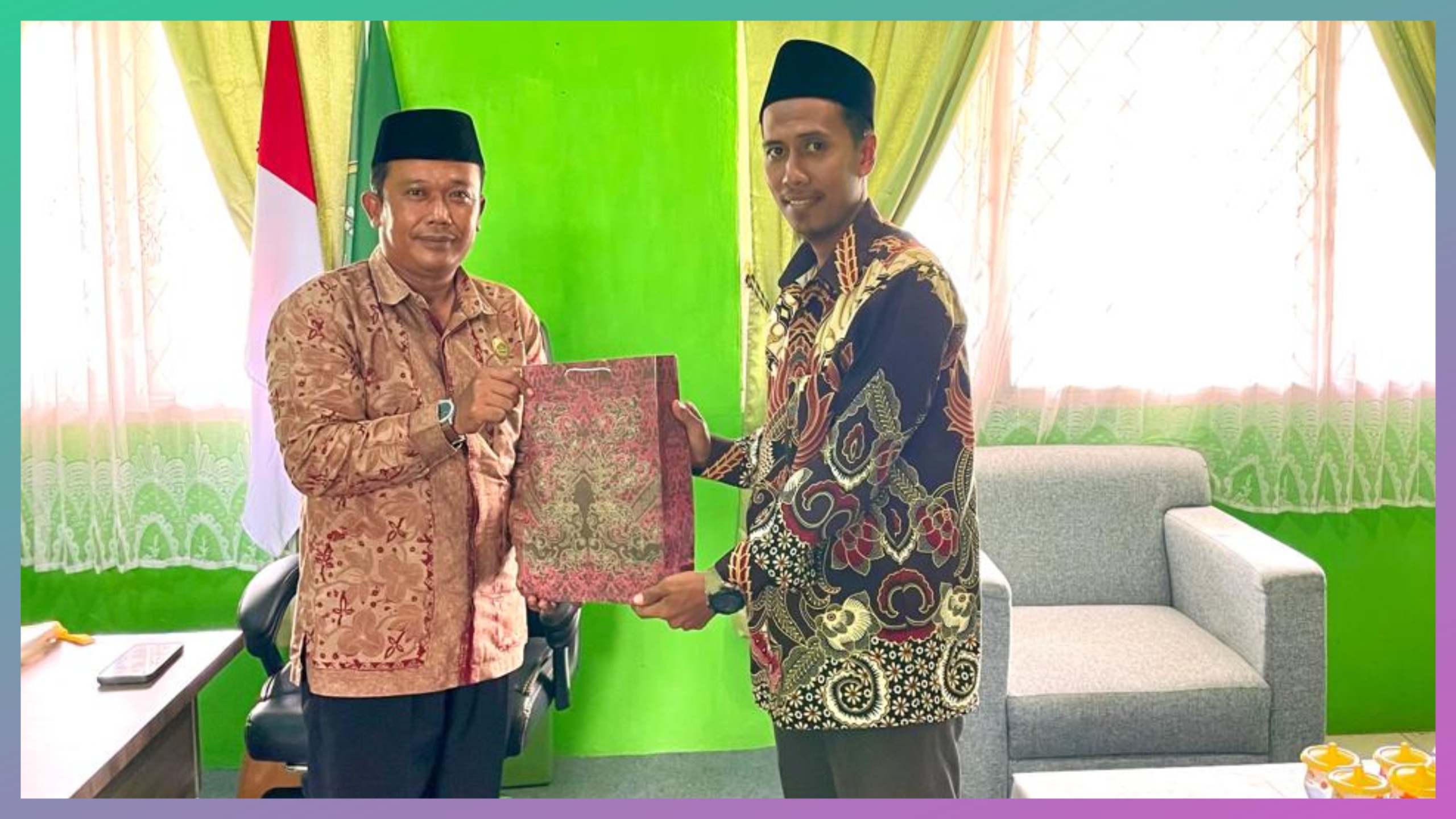 MTsN 1 Batang Hari Terima Kunjungan Sosialisasi PPDB Dari MA Ash-Shiddiqi Batang Hari