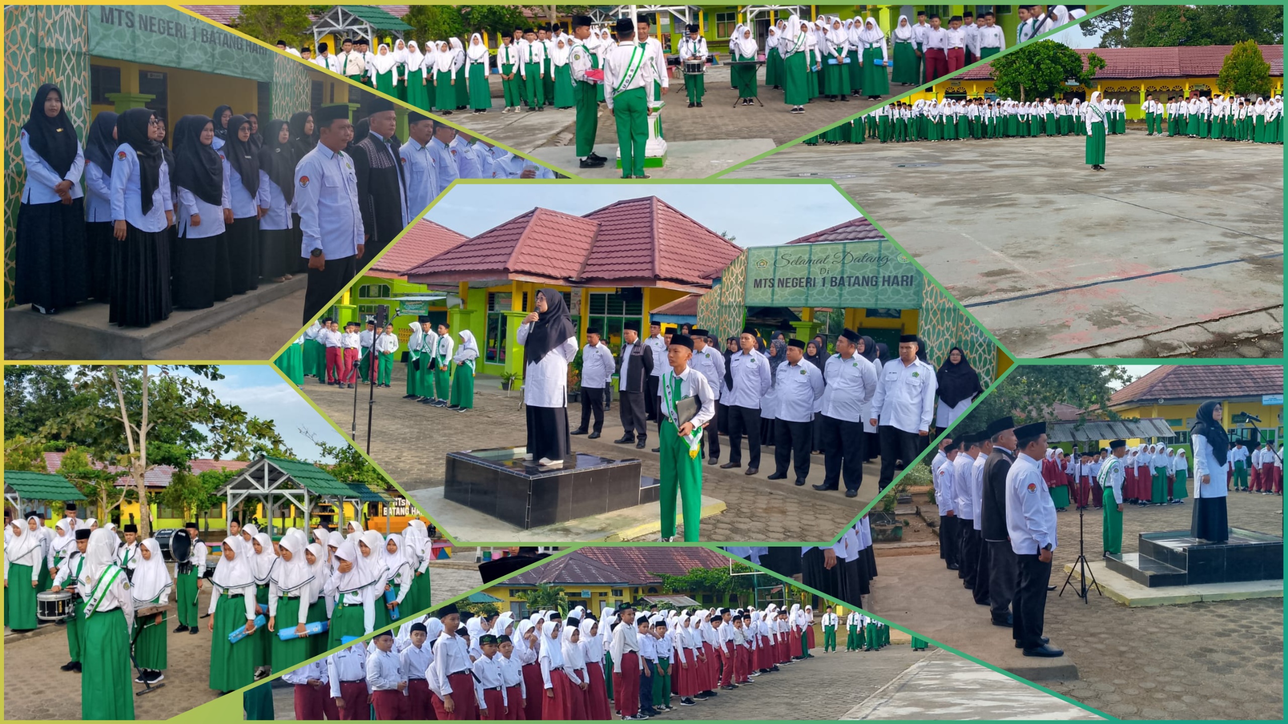 Senin Pagi di MTsN 1 Batang Hari: Upacara Penuh Makna Bersama Waka Akademik